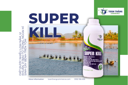 Cách diệt nấm đồng tiền bám trên bạt ao nuôi hiệu quả với Super Kill